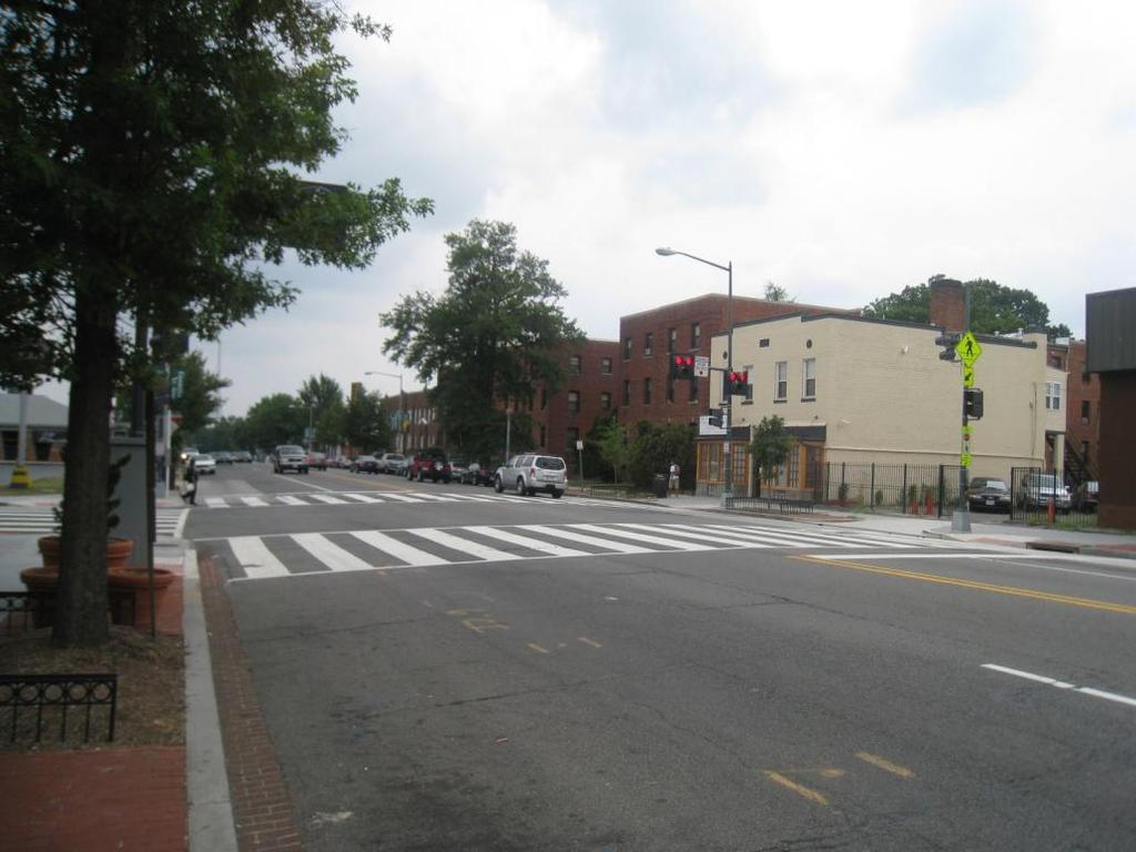 roadway with an orientation to the east of Georgia Avenue. Georgia Avenue is the major of the two roadways and provides connectivity between Silver Spring, Maryland and Washington, DC.
