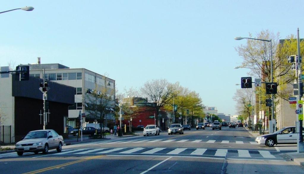 HAWK Pedestrian Hybrid Beacon in DC Major roadway sees a beacon/signal Minor roadway