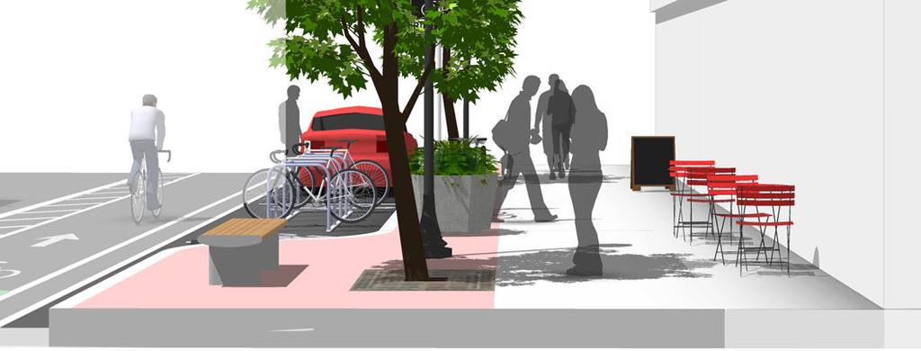 Providing adequate and accessible facilities can lead to increased numbers of people walking, improved safety, and the creation of social space.