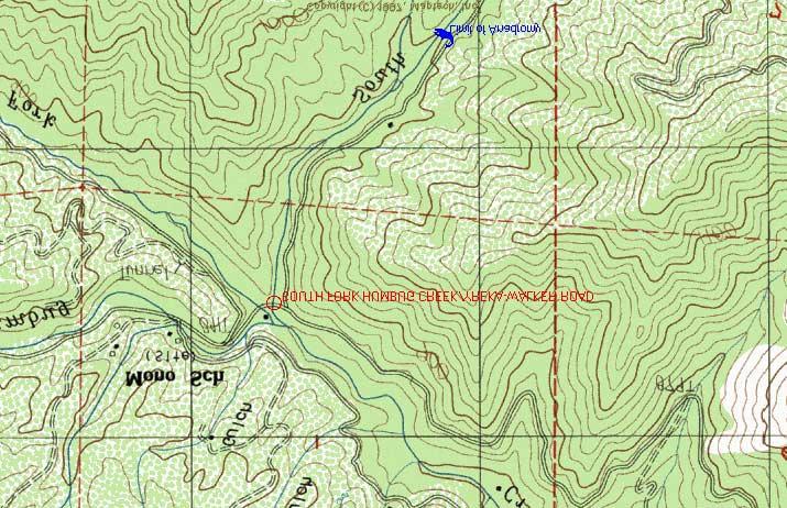 Site #30: South Fork Humbug Creek/Yreka-Walker Road; Humbug Creek; Klamath River Ranking: #3 = High- Priority Location: Road ID # 7J001; County Map Sheet #13. USGS Quad: Badger Mountain.