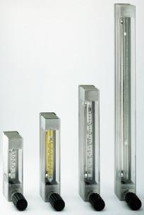 DK 46, DK 47, DK 48, DK 8 All flowmeters are equipped with a needle valve in the base to facilitate precise setting of gas and liquid flow rates.