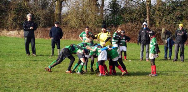 lovely play down the line, Spencer took a try in the right corner to make the half time score 15-0 to Datchworth.