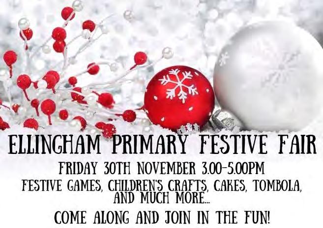 PTA Christmas Fair Friday 30 th November If you are able to help on a stall or bake for the Christmas Fair, please see a member of the PTA, or pop into the office.