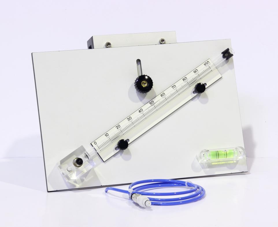 Optional Accessory: HD.Z.02 - INCLINED MANOMETER Inclined manometer to flow channel.