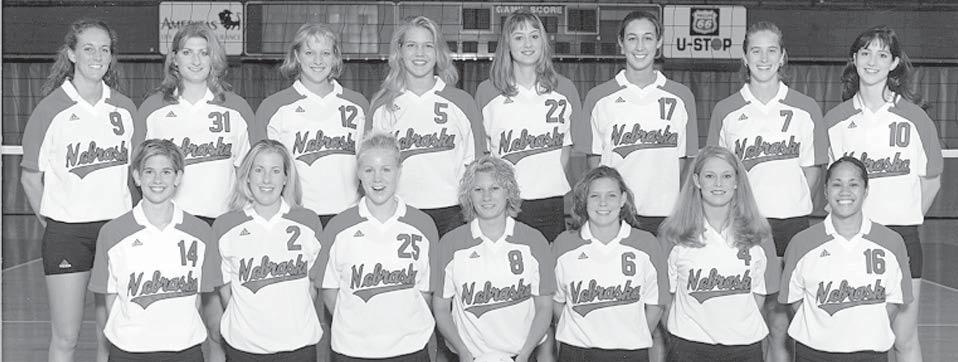 NCAA TOURNAMENT HISTORY 1998 NCAA Semifinalists (32-3, 19-1 Big 12) AVCA District 5 Coach of the Year Terry Pettit Big 12 Coach of the Year Terry Pettit Fiona Nepo, first team Nancy Metcalf, first
