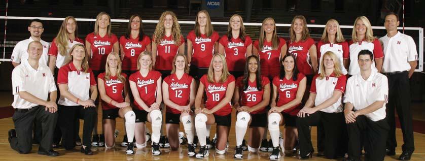 NEBRASKA VOLLEYBALL FIVE-TIME NATIONAL CHAMPIONS 2005 NCAA Finalists (33-2, 19-1 Big 12) AVCA National Coach of the Year Big 12 Coach of the Year AVCA National Player of the Year Christina
