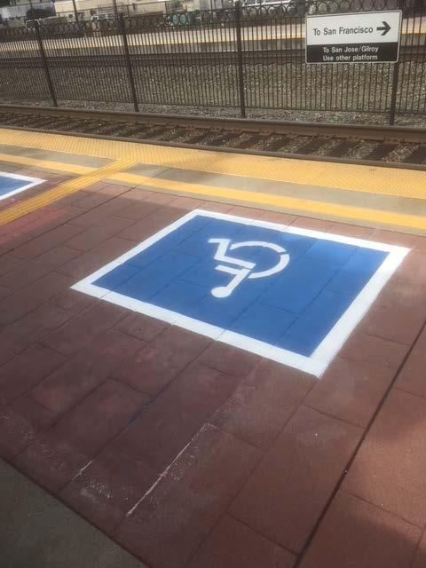The station/project of the month at the San Jose Diridon Station