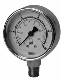 GENERAL PURPOSE Mechanical Pressure > General Purpose Gauges > 111.
