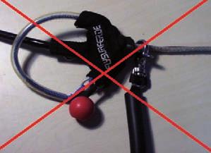 A further advantage of this method is, that the snap-in hook is not disturbed when you hook into the Depowerloop again.