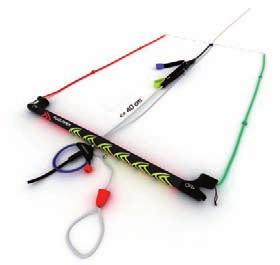 If you want to enlarge your flying lines you just have to buy 4 extension lines of the same length.