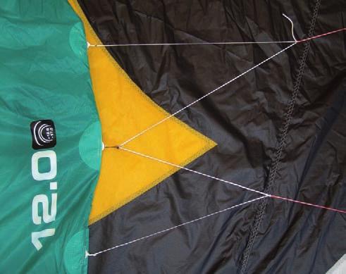 15.2. Tip-Sparepartline On the Line Plan (chapter 14) you will notice a line which runs through the ring at the Tip of the Kite.