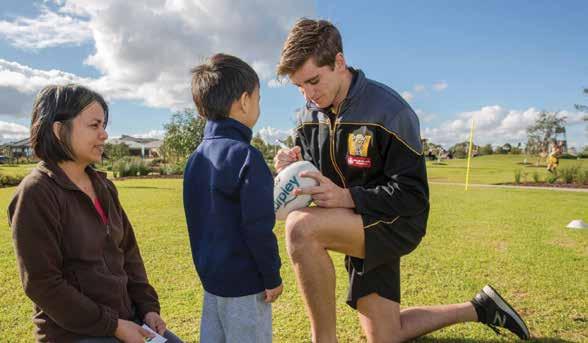 WERRIBEE FC IN THE COMMUNITY We are proud of the fact we were the first VFL club to have a full-time Community Development Manager devising and delivering interactive programs across the City of