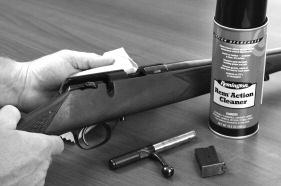 Cleaning Instructions WARNING NEVER attempt to clean a loaded firearm. Make sure the rifle is completely unloaded (chamber and magazine empty) before cleaning. CLEANING THE BARREL: 1.