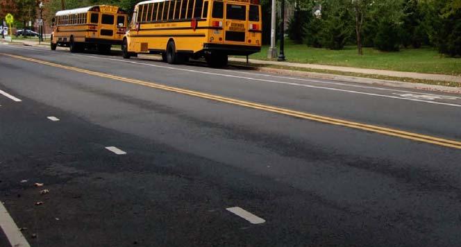 recommended) Middle school buses would occupy most of curb space along 2 nd