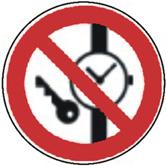 Prohibition sign: No person with pacemakers!