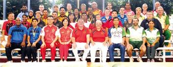 out of teams The Asian Lawn Bowls Championships, featuring strong bowling countries in the region, was held from January to