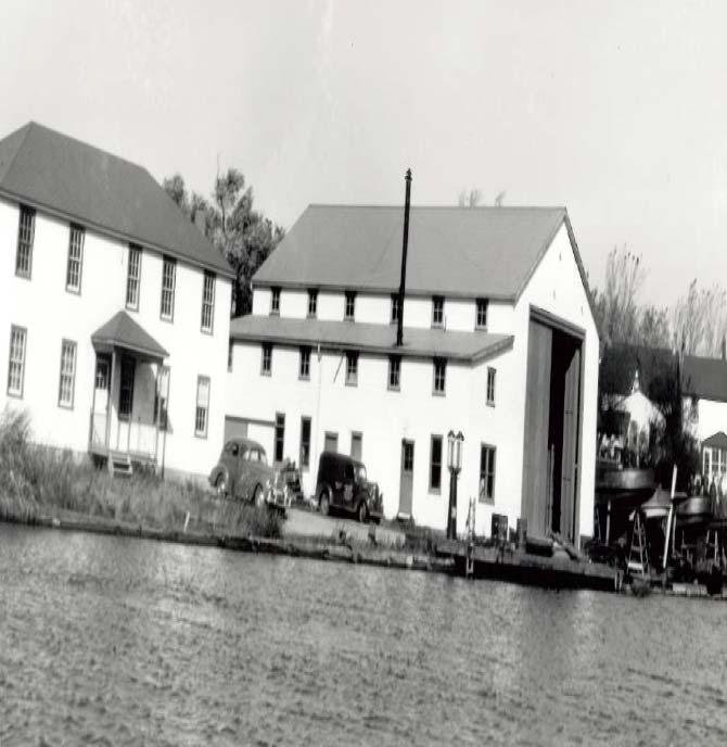 Whether the building was constructed by the R.C. Huffman Company or the next owner of the property, Northern Marine, is unknown at this time.
