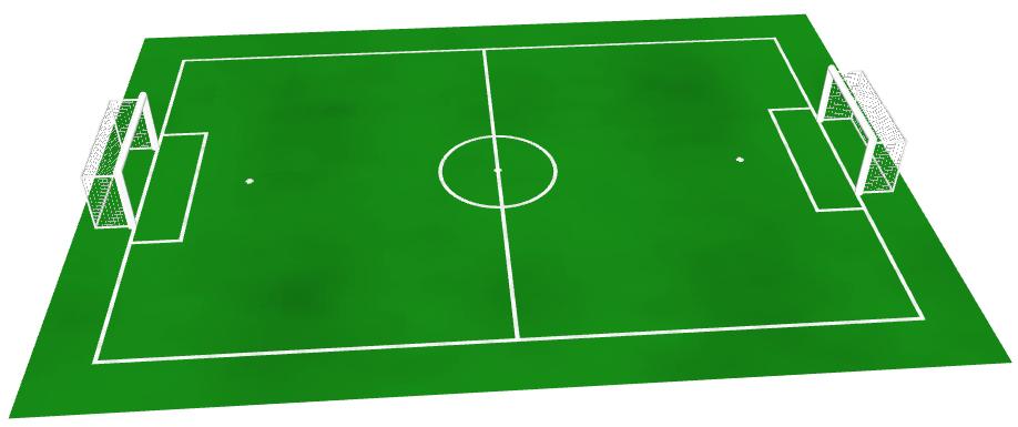 Figure 4: Field colors and layout. 1.4 Venue Setup Fields may be located close to one another.