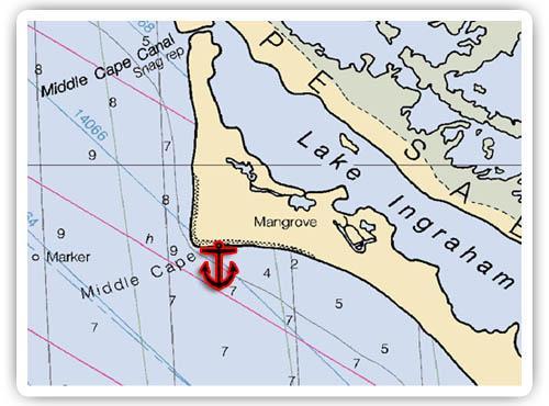 Cape Sable to Punta Rassa Cove s 1. Cape Sable s Lat/Lon: near 25 09.569 North/081 08.623 West (North of Middle Cape) near 25 09.284 North/081 08.