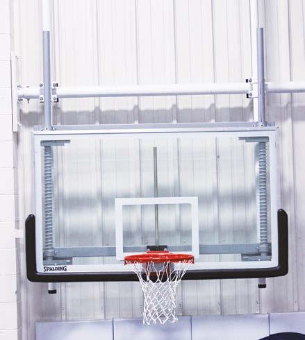 HEIGHT ADJUSTER SPALDING HELIX HEIGHT ADJUSTER HAS SPRING-LOADED TECHNOLOGY WHICH MAKES CHANGING YOUR PLAY HEIGHT A SLAM DUNK!