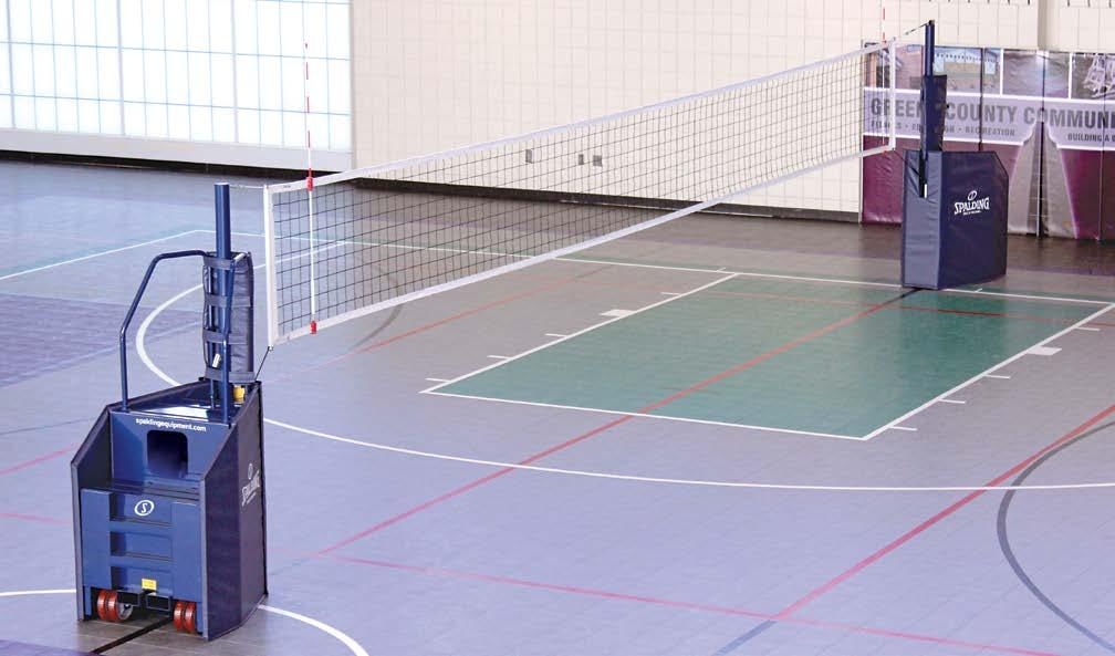 FREESTANDING VOLLEYBALL ASK ABOUT OUR VOLUME PRICING SPALDING FREESTANDING VOLLEYBALL include the following features: Designed to be used where floor plates are not available or in a tournament