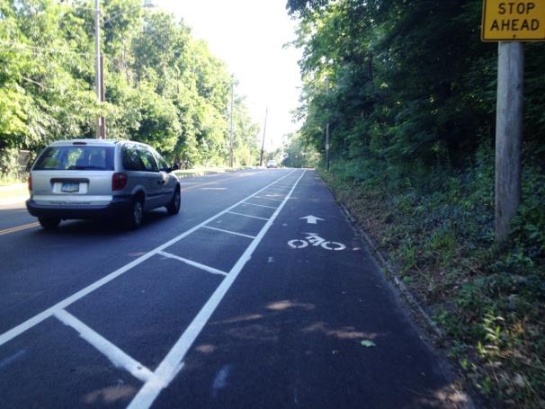 1 Buffered uphill and Sharrow downhill Trail length: 700 Total cost: $5,500 for striping and markings & $23,000 for repaving Funded from the city s local street fund (from license plate fees and gas