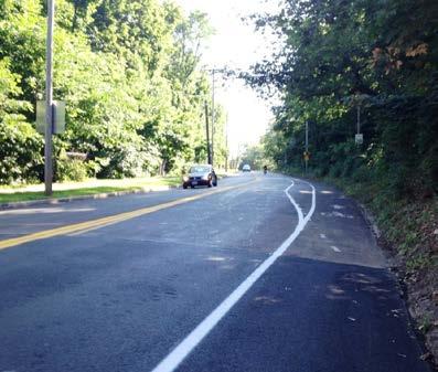 3 Edgehill from Little Italy Up hill lane has 6 wide bike lane with 4 wide buffer Down hill lane is