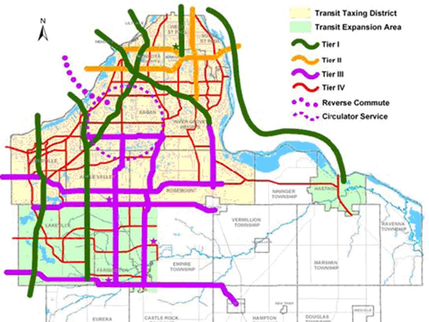 completed by December 2008. Supply does not include the seven Hiawatha Lightrail facilities.