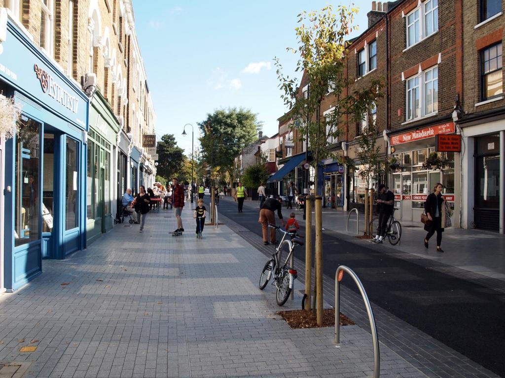 Case Study: Orford Road, Waltham Forest By managing motorised traffic in the daytime, the dominance of vehicles on Orford Road has been removed and the street has been improved for both cycling and