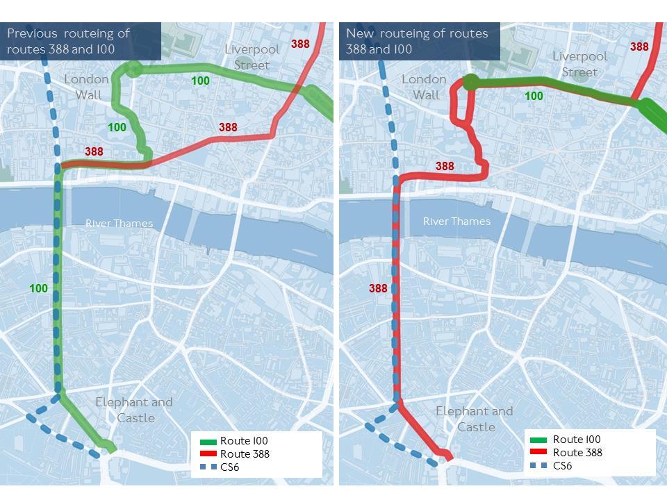 Option 4: Adapt the bus network in the area Integrated planning of bus routes as part of the scheme following the healthy Streets Approach provides opportunities to improve overall local provision