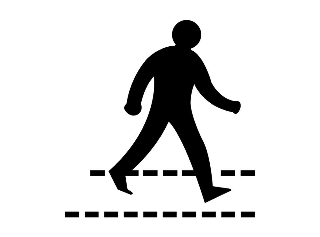 WalkSafe Vocabulary Flashcards Pedestrian A person who is