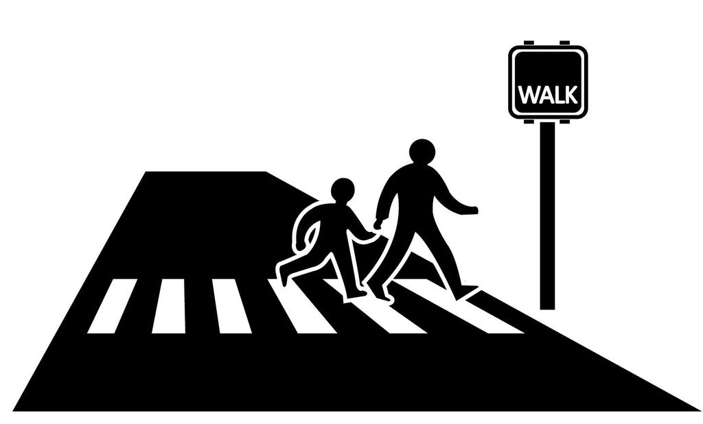 WalkSafe Vocabulary Flashcards Crosswalk A marked place to cross