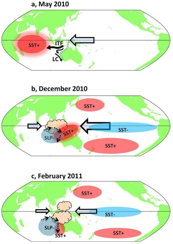La Niña & Leeuwin Current heat up SEIO after Feng, 2008 Feng et al., 2013 Sci.