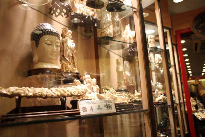 Ivory carvings for sale, Hong Kong S.