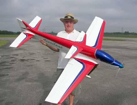 Tony started back with some electricpowered gliders and quickly moved to Warbirds.
