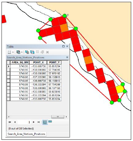 These products will allow operational planners to design an enforcement strategy to enforce all closed or managed areas related to the fishery and easily distribute the search locations to