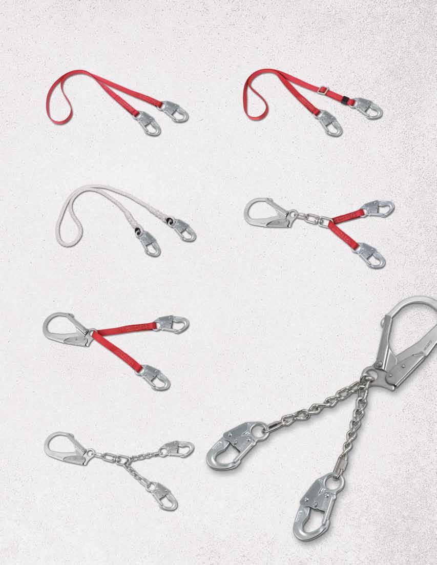 pro positioning lanyards 1385101 PRO WEB POSITIONING LANYARD 1385301 PRO ADJUSTABLE WEB POSITIONING LANYARD Single-leg, adjustable length with snap hooks at each end x 6 ft. (1.
