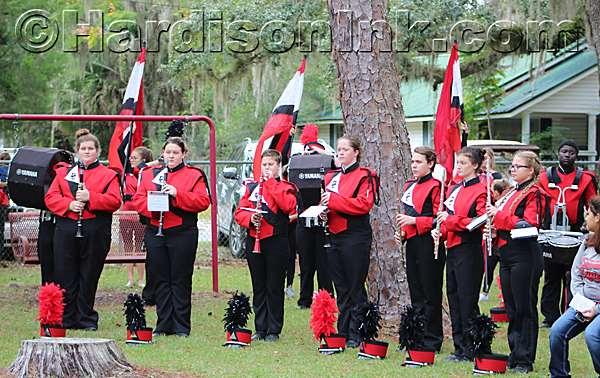 The Dixie County High School Marching