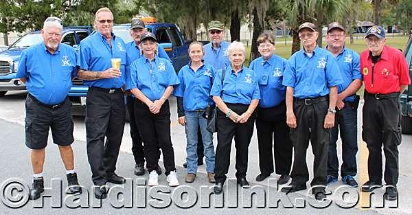 Here are some members of the Dixie County Citizens On Patrol who helped