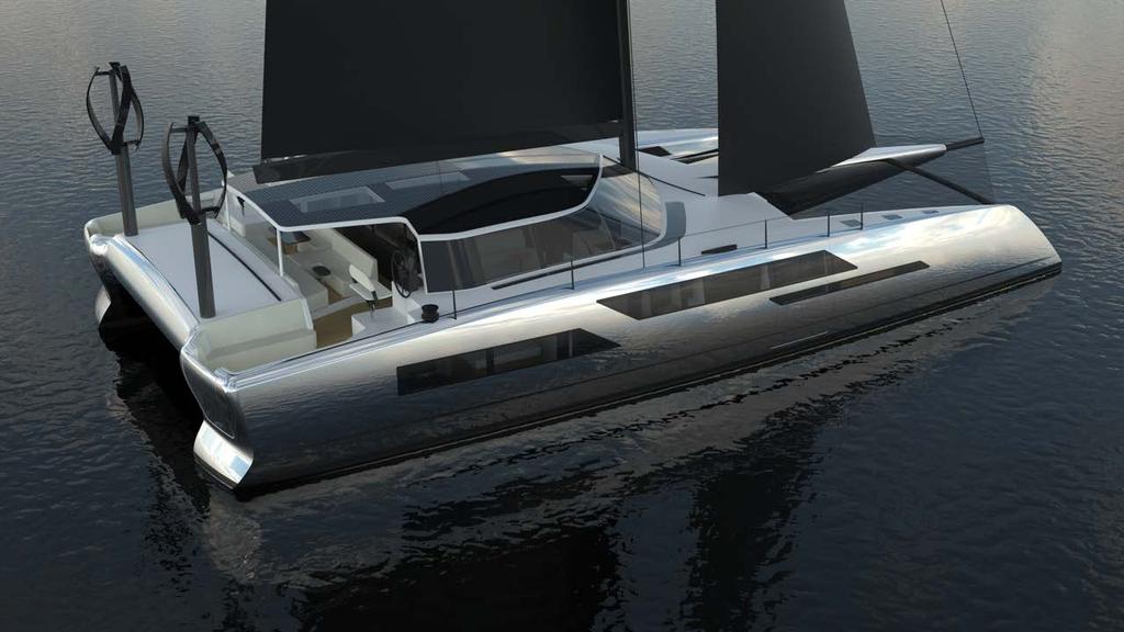 construction -Additional carbon reinforcing in highly loaded areas -Carbon fiber impact laminate on hull bottoms and outer hull topsides -Additional Kevlar outer skin bottom up to 200mm above