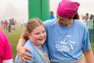 During the 5K Run, girls are encouraged to be accompanied by an adult (16+) Running Buddy. This gives each girl one-on-one encouragement and support as she takes on a great challenge.