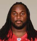 TYSON JACKSON DEFENSIVE TACKLE 99 HT: 6 4 WT: 296 NFL EXP: 5 ACQ: FA 14 1st YEAR WITH FALCONS BIRTHDATE: 6/6/86 COLLEGE: LOUISIANA STATE 2014 (FALCONS) Started his first game as a Falcon vs.