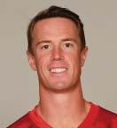 MATT RYAN QUARTERBACK 2 PRO BOWL YEARS 2012, 2010 HT: 6 4 WT: 217 NFL EXP: 7 ACQ: D1A- 08 7th YEAR WITH FALCONS BIRTHDATE: 5/17/85 COLLEGE: BOSTON COLLEGE 2014 (FALCONS) Completed 31 of 43 passes (72.