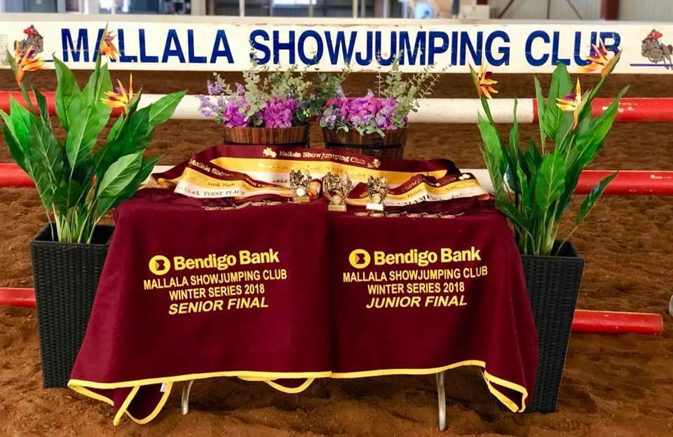 MALLALA SHOWJUMPING CLUB CHAMPIONSHIP SHOW 15 th & 16 th September, 2018 Entries Close 11th September Featuring Senior, Junior and Young Rider State Indoor Championships Junior and Senior Indoor