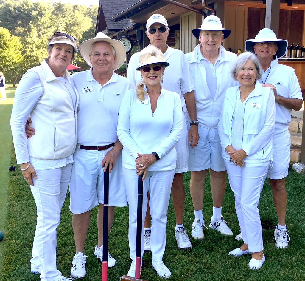 ANNUAL HIGHLANDS CROQUET CHAMPIONSHIPS: Thanks to all of the players who earned their spots and were able to compete in this year s Highlands Championship.