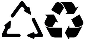 54 8.2 Reciklažni simbol Reciklažni simbol predstavlja, da lahko izdelek recikliramo. Ne prikazuje, ali je bil izdelek recikliran ali bo sprejet v vseh reciklažnih ustanovah.