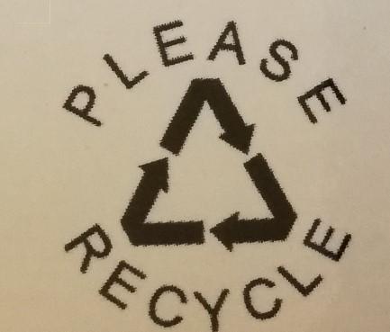 Primer izgleda reciklažnega simbola predstavlja slika 7.