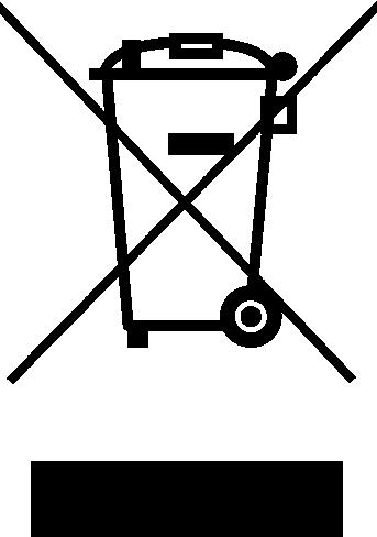 56 Slika 11: Pravilna oblika prečrtanega koša Ker je dron sestavljen iz elektronske opreme, mora na embalaži imeti oznako, ki označuje elektronski izdelek.