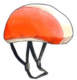 Cyclists saw the need for head protection, but it was difficult to find light weight helmets that did not obstruct views and offered ventilation.