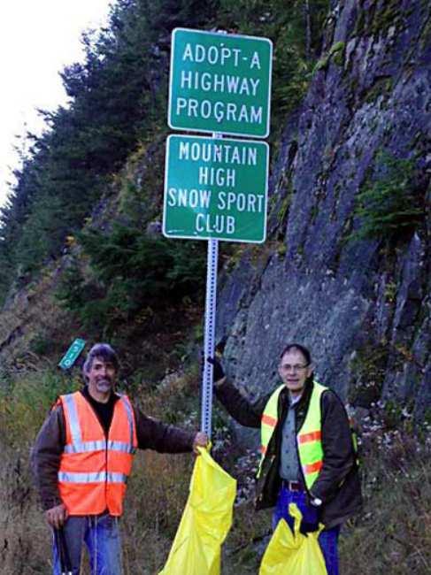 4. Charities and Programs, cont page 8 Highway Cleanup Twice a year our club collects the litter from a section of our Mt. Hood access highway, US 26.